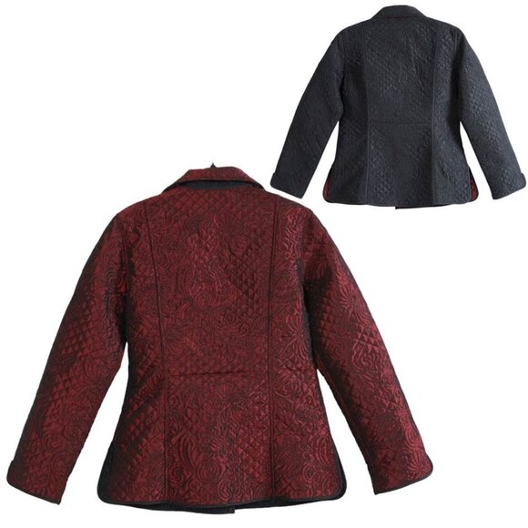 Reversible Pattern Quilted Jacket - Picture 2 of 15